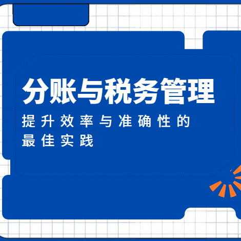 分账与税务管理：提升效率与准确性的最佳实践