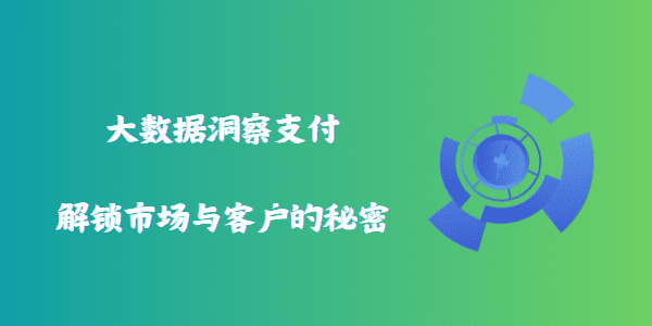 大数据洞察支付：解锁市场与客户的秘密