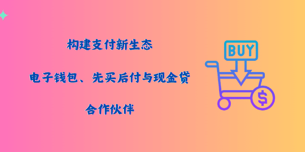 构建支付新生态：电子钱包、先买后付与现金贷的合作伙伴