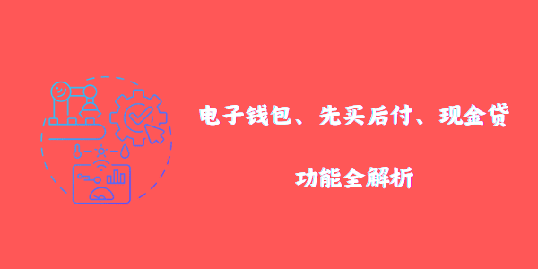 电子钱包、先买后付、现金贷功能全解析